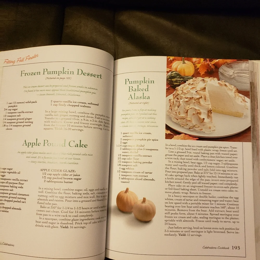 Taste of Home Celebrations Cook Book             ‎  Hardbook